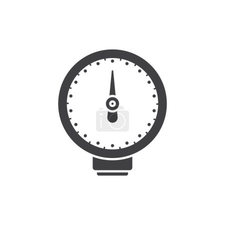 pressure indicator icon vector template illustration logo design