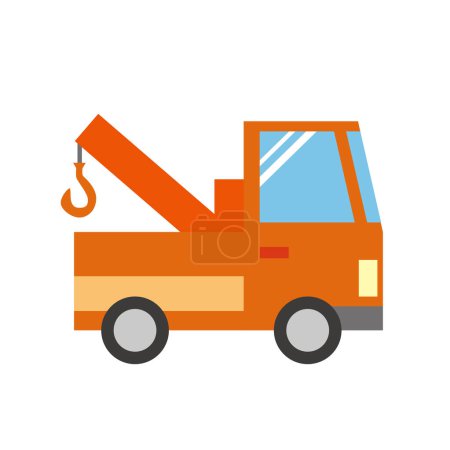 Image illustration of a tow truck