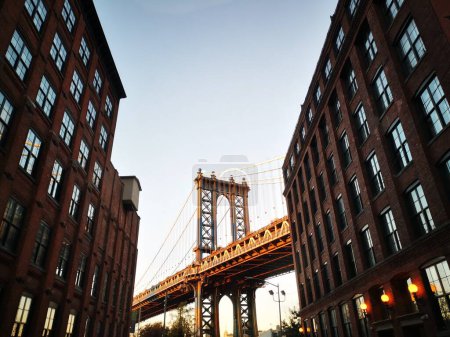Photo for Dumbo New York - Pont de Manhattan - Royalty Free Image