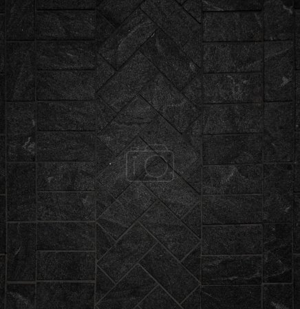 Téléchargez les photos : Pierre de marbre noir texture de fond de tuile - en image libre de droit