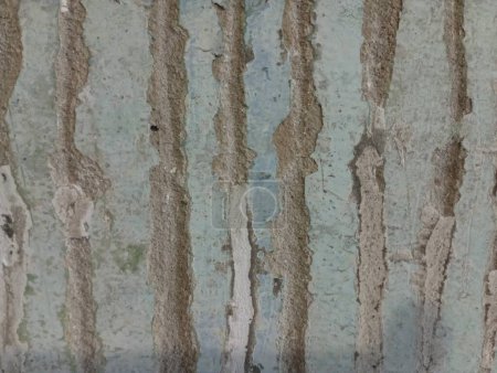 Foto de Trabajos de reparación en el apartamento. Textura de la pared con muescas en el yeso para una mejor unión con la masilla. - Imagen libre de derechos