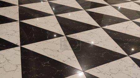 Photo for Marble floor with marble tiles - Royalty Free Image