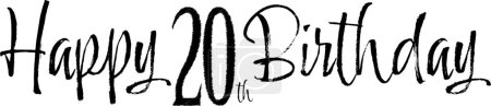 Ilustración de Feliz 70 cumpleaños - vector de celebración - Imagen libre de derechos