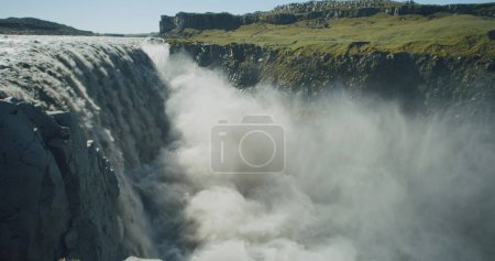 Photo for Impressive powerful Dettifoss waterfall, Iceland, Europe. - Royalty Free Image