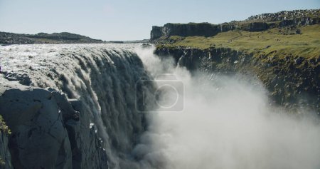 Photo for Iceland beautiful and powerful wasserfall Dettifoss The most powerful waterfall in Europe. - Royalty Free Image