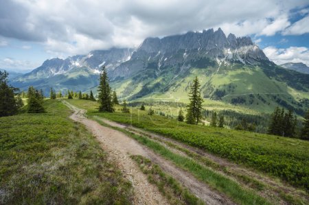 Photo for Hiking trail around Wilder Kaiser mountains, Tirol - Austria. - Royalty Free Image