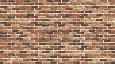 Téléchargez les photos : Vieux mur de briques motif sans couture, fond pour la conception et la décoration - en image libre de droit