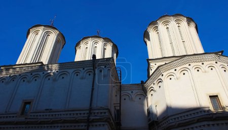 Photo for Facade of the Patriarchal cathedral in Bucharest, Romania at Europe - Royalty Free Image