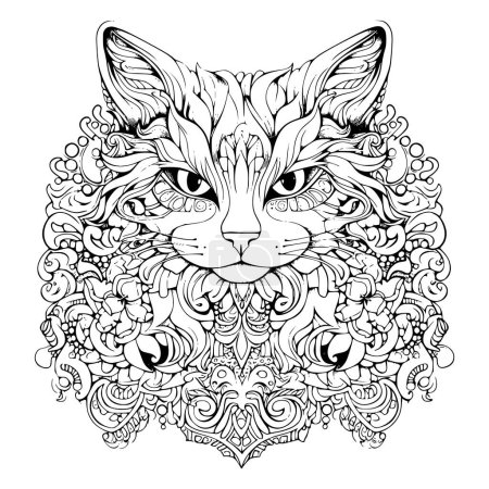 Beautiful Cat Coloring Pages for Kids