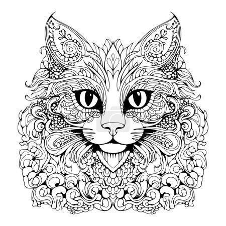 Beautiful Cat Coloring Pages for Kids