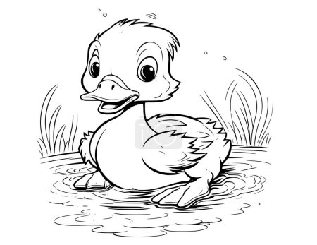 Cute Duck Coloring Pages For Kids