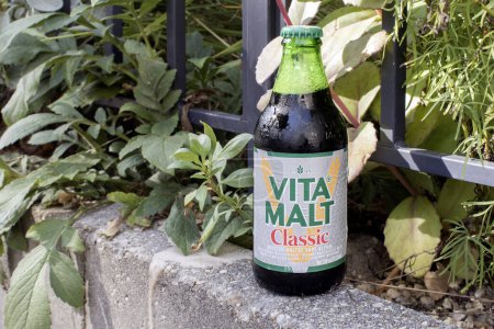Photo for Vienna, Austria 18 Sept 2023: Vita malt Classic - Revitalizing Energy Boost, The Perfect Natural Source for an Active Lifestyle with Captivating Backgrounds. - Royalty Free Image
