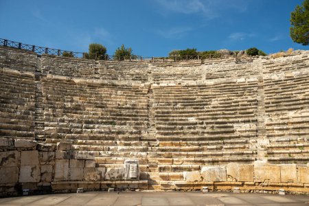 Photo for The ancient theater of the ancient theatre of the acropolis in athens, greece - Royalty Free Image
