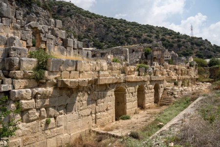 ruines de l'ancienne ville de delphes, Grèce