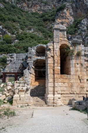 ruines antiques de la ville d'Ephèse, dinde