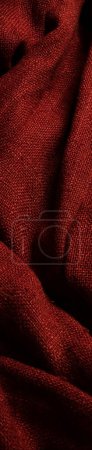 Photo for Banner close up of red silk  texture background - Royalty Free Image