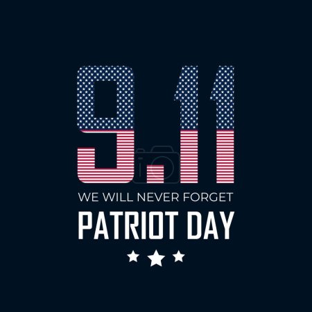 Téléchargez les photos : Jour du Patriote 11 septembre illustration vectorielle de fond - en image libre de droit