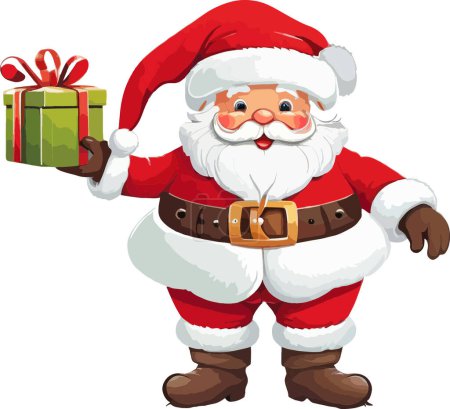 Illustration for Christmas Santa Claus Vector Illustration - Royalty Free Image