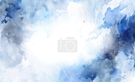 Abstract watercolor background for your design. Digital art painting. Illustration.