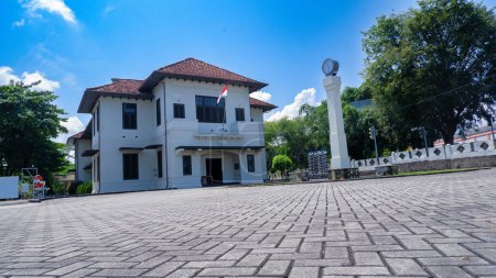 Atracción Turística, El viejo edificio del museo del estaño en la ciudad de Muntok, West Bangka, Indonesia