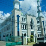 A Magnificent Al-karomah Mosque In The City Of Pangkalpinang, Indonesia