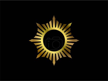 Sun icon flat design, vector illustration Poster 658643160
