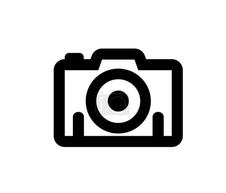 Illustration for Camera logo images illustration design - Royalty Free Image