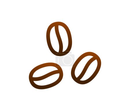 Illustration for Stylized coffee icon banner, vector illustration - Royalty Free Image