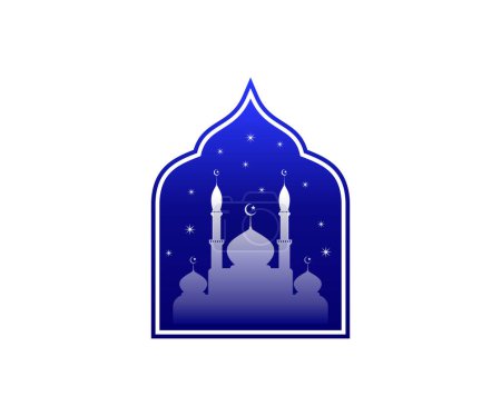 Téléchargez les illustrations : Icône de la mosquée Ramadan Kareem - en licence libre de droit