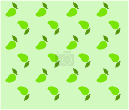 Illustration for Green leaf background with white background - Royalty Free Image