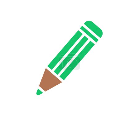Illustration for Pencil vector illustration icon - Royalty Free Image