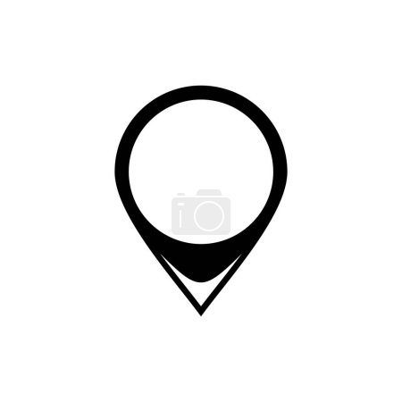 Illustration for Map pin icon vector design template - Royalty Free Image