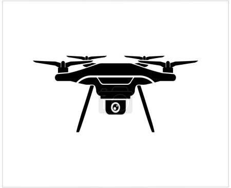 Ilustración de Drone icono vector ilustración - Imagen libre de derechos