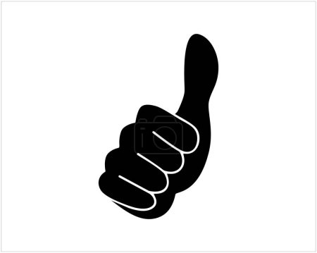 Illustration for Thumb up icon vector illustration - Royalty Free Image