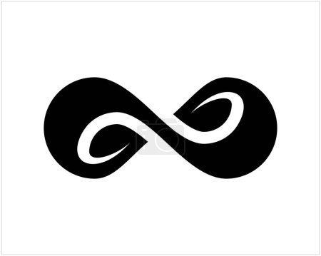 Infinity icon vector illustration