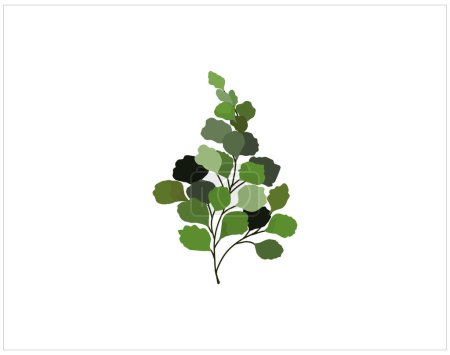 Illustration for Leaves icon vector illustration - Royalty Free Image