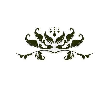 Illustration for Lotus icon vector illustration - Royalty Free Image