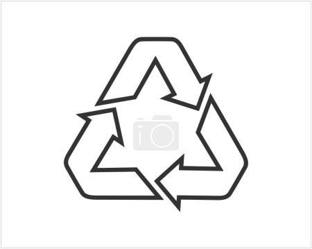 Téléchargez les illustrations : Recycler illustration vectorielle icône - en licence libre de droit