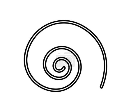 Spiral icon vector illustration
