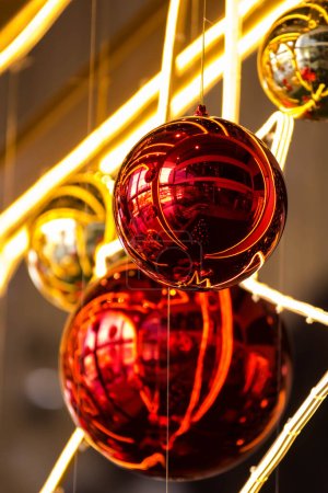 Foto de Imagen de un grupo de bolas de Navidad - Imagen libre de derechos