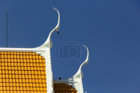 Roof and Eaves of Thai Buddhist Temple