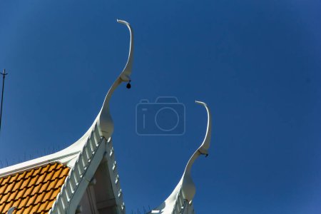 Roof and Eaves of Thai Buddhist Temple