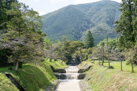 Photo for Scenery of strolling in Asatori Park in Ibigawa Town, Gifu Prefecture, Japan - Royalty Free Image