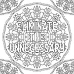 Motivational Mandala Coloring Pages for Adults and Kids for Self Acceptance, Self Love, and Self Care This Affirmation Quote Is for Self Motivation, Inspiration, Positivity, and Good Vibes