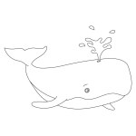 Whale Clipart Set. Aquatic Animals Clipart. Sea Animals Clipart from the Underwater Sea Life. Ocean Animals Clipart Vector 