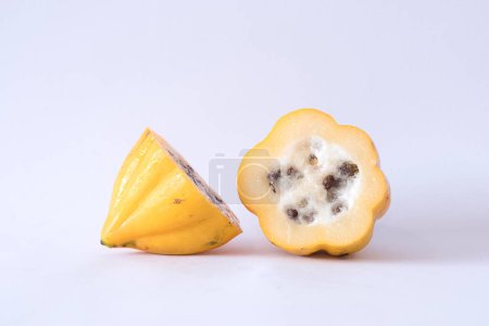 Téléchargez les photos : Papaye de monte madura abierta por la mitad - en image libre de droit