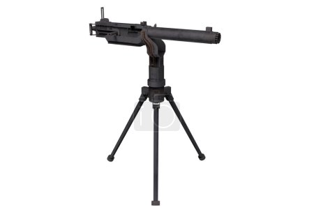 Photo for 3d rendering of machine gun with high tripod - Royalty Free Image