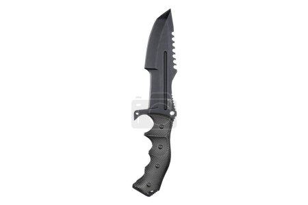 3d rendering tactical knife, sharp weapon concept
