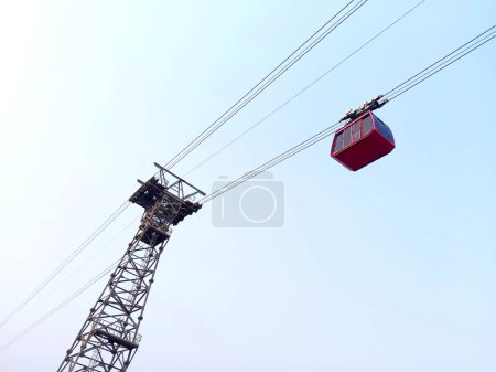 Ropeway cable car service in Guwahati, India