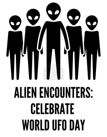 Photo for Alien Encounters, World UFO Day - Royalty Free Image